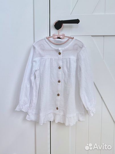 Платье новое для девочки 92 лен хлопок