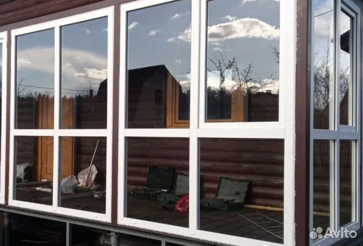 Остекление террасы веранды крыльца под ключ