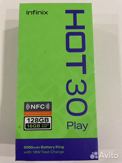 Infinix Hot 30 Play, 8/128 ГБ