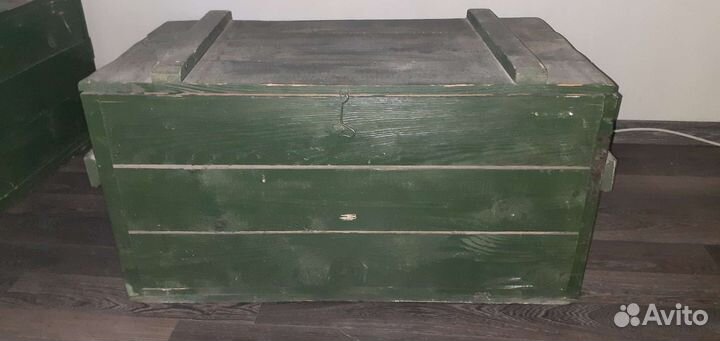 Сундук, Ящик деревянный большой с крышкой