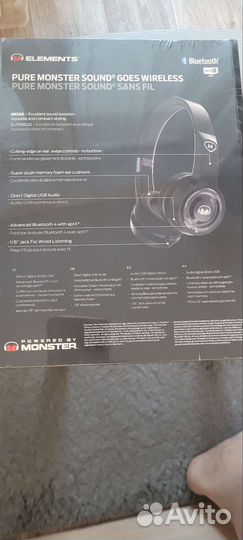 Беспроводные наушники Monster Elements