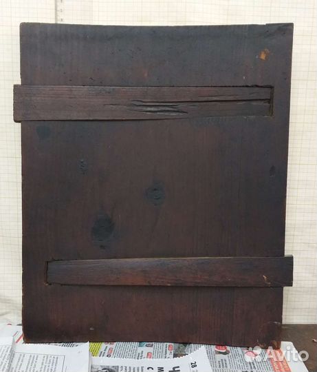 Икона старинная Спас Вседержитель