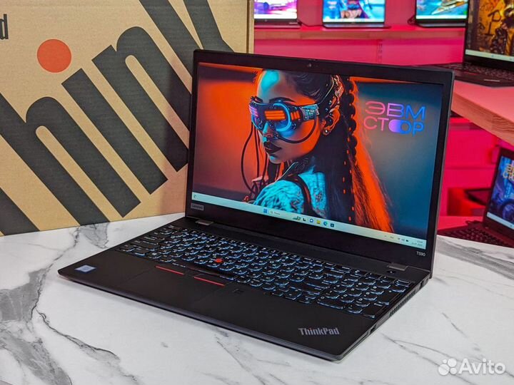 С гарантией Lenovo T590 i5-8365U 16GB 512SSD IPS