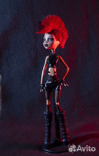Ооак Кукла Монстер Хай Monster high Панк Cyberpunk