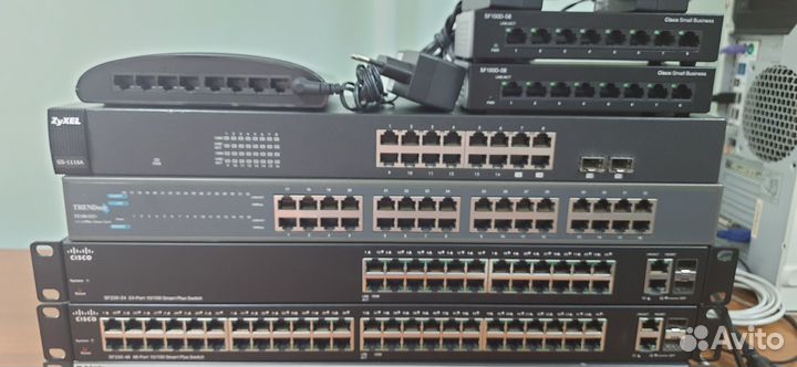 Коммутаторы D-Link, Cisco и др