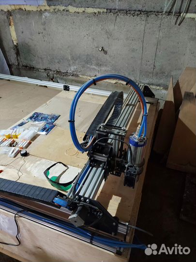 Фрезерный станок с чпу + лазерный гравер 15 вт