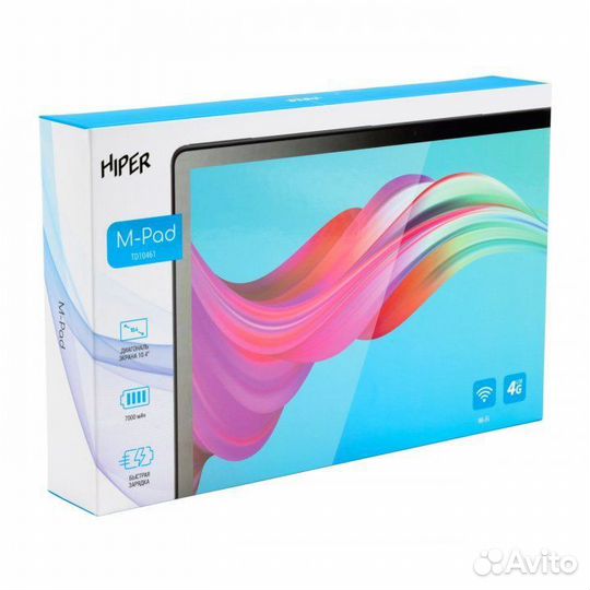 Планшет hiper M-Pad (TD10461-WB), новый