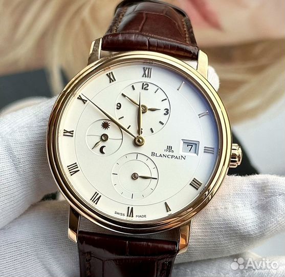 Blancpain Villeret Time Zone Extra Flat 38мм