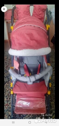 Детские санки коляска