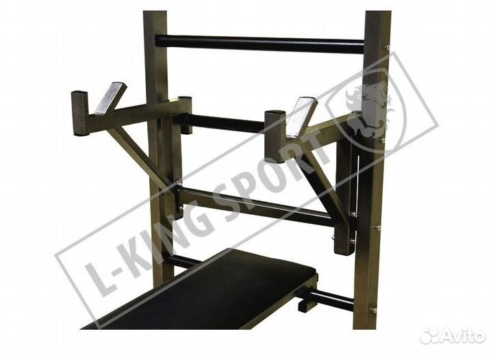 Стойка под штангу навесная на шв стенку(разборная)
