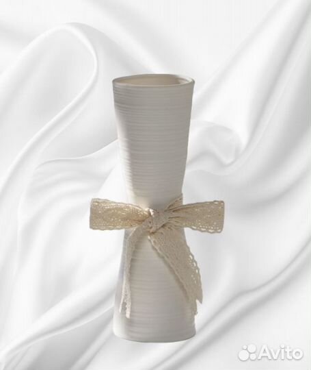 Керамическая ваза для цветов 