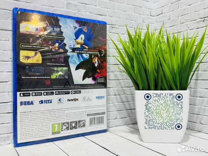 Sonic X Shadow Generations PS5 (Новый диск)
