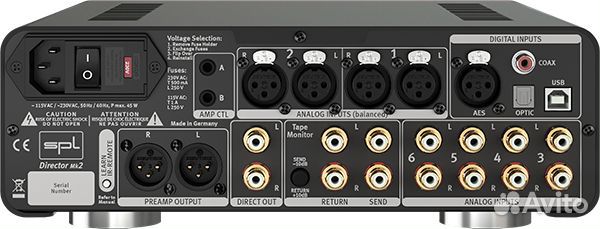 SPL Director Mk2 silver. Предусилитель/цап