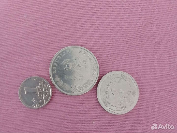 Монеты разные