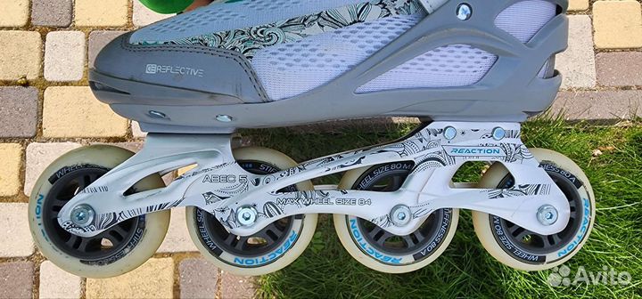 Роликовые коньки Reaction женские 40 размер