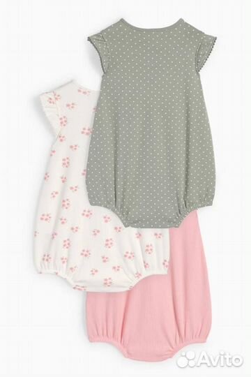 Песочники ромперы для девочки 74 c&a новые