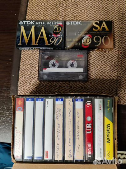 Аудиокассеты новые запечатанные TDK