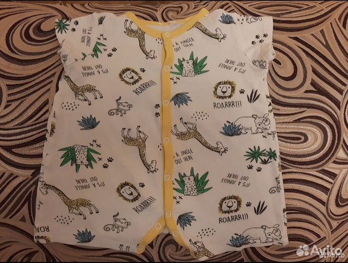 Слипы боди песочники 62 74