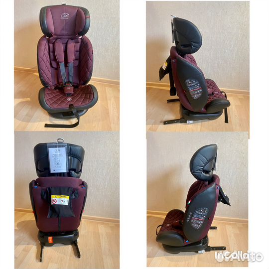 Автокресло 0/36 Поворот/Исофикс Новое