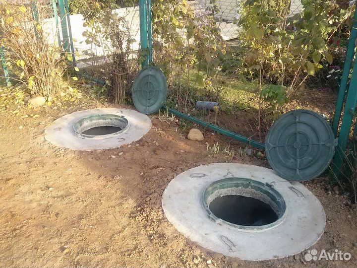 Септик из бетонных колец под ключ