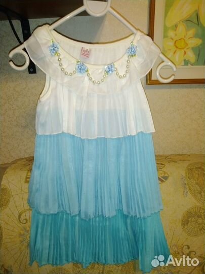 Нарядная одежда для девочки, рост 100-130 см