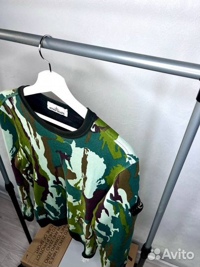 Свитшот Stone island Camo Sweatshirt Cotton