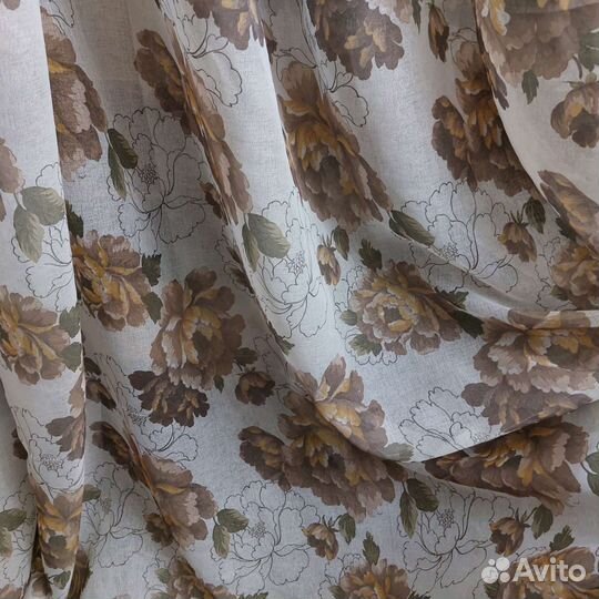 Тюль лён батист на отрез