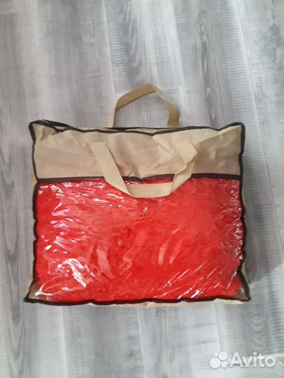 Плед пушистый травка