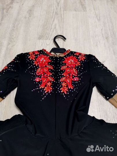 Платье русское народное для фигурного катания