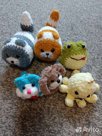 Мягкие игрушки вязанные