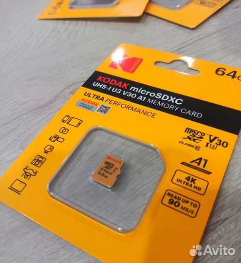 Флешка micro sd 64Gb Kodak