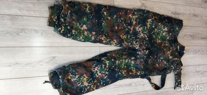 Брюки зимние военные в камуфляже флектарн