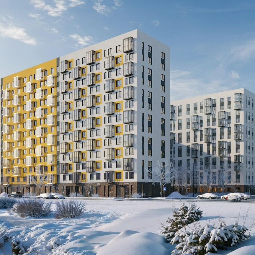 1-к. квартира, 34,3 м², 2/13 эт.