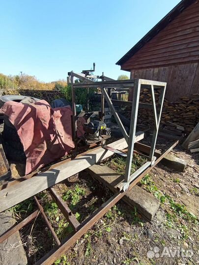 Пилорама шинная бензиновая