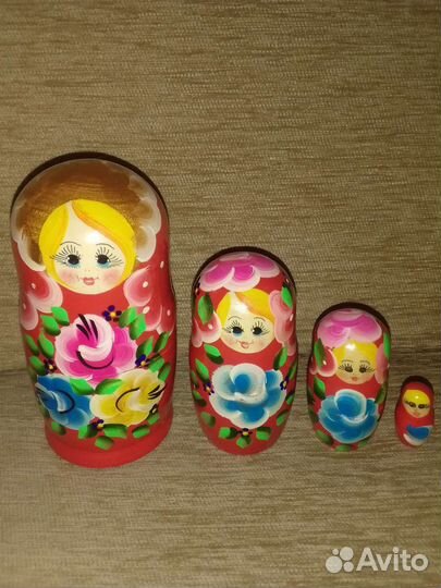 Матрешка 4штуки