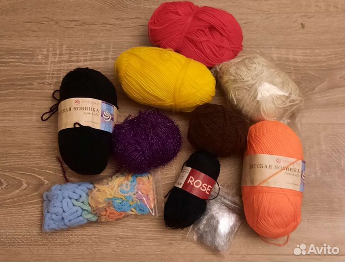 Шерсть для валяния, пряжа