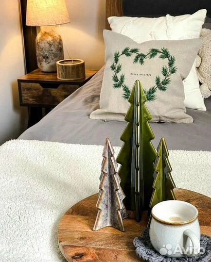 Чехол на подушку hm home наволочка zara home елки