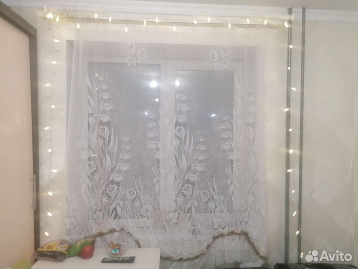 Тюль с гардиной