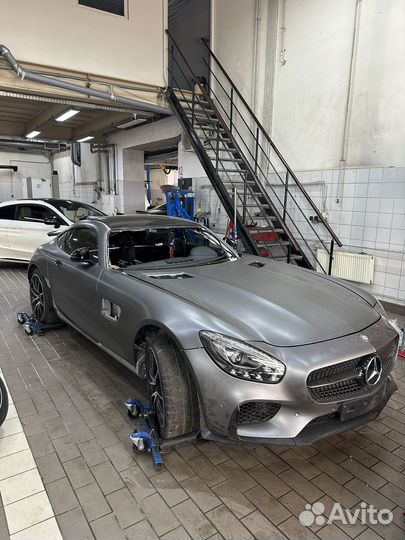 Mercedes-Benz AMG GT 4.0 AMT, 2015, битый, 5 000 км