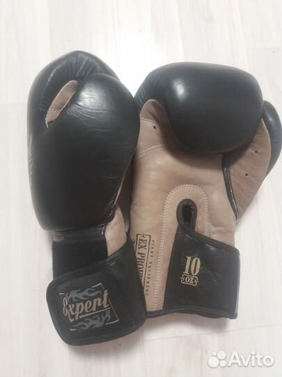 Боксерские перчатки 10 oz натуральная кожа