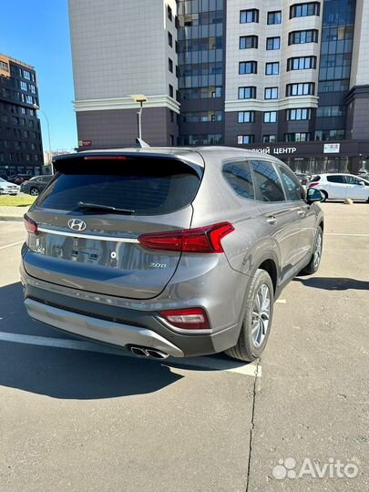 Hyundai Santa Fe 2.0 AT, 2019, 80 000 км