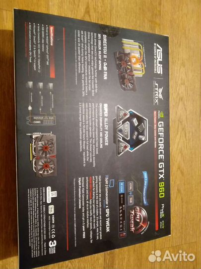 Видеокарта Asus gtx960 2gb Strix