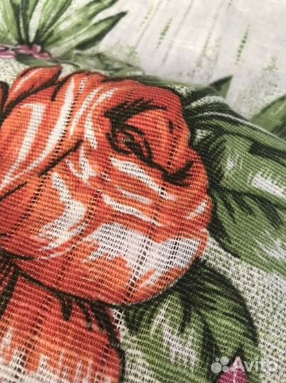 Ткань штора лен