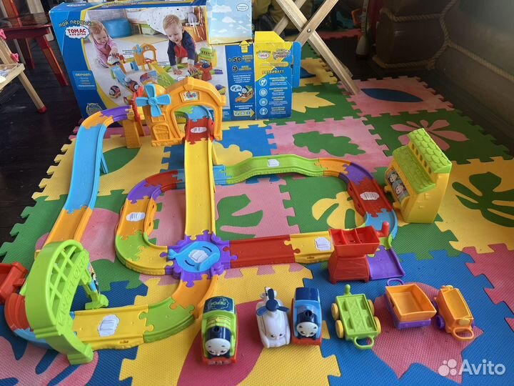 Железная Дорога fisher price Мой первый Томас
