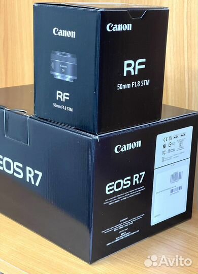 Canon EOS R7+ Rf 50mm f/1.8 STM Новый