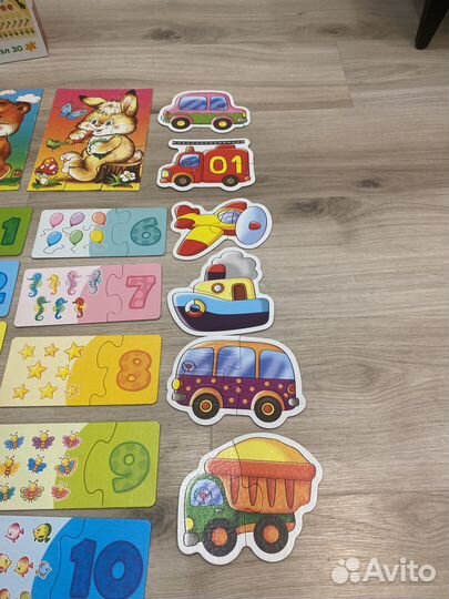 Пазлы для малышей пакетом