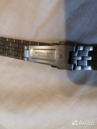 Титановый ремешок для часов citizen