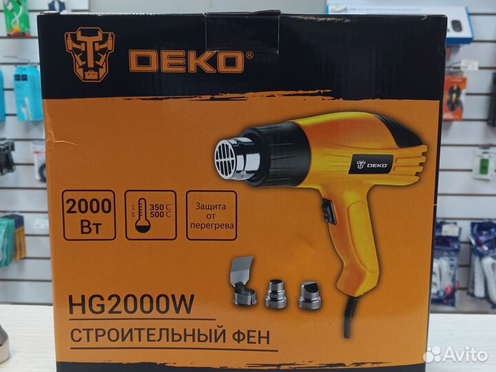 Фен строительный Deko tm11