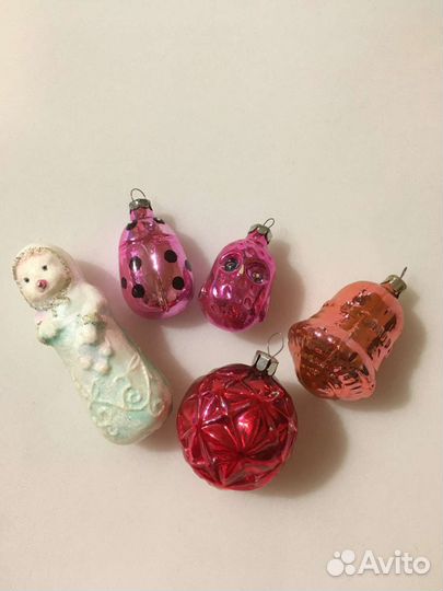 Набор ёлочных игрушек СССР