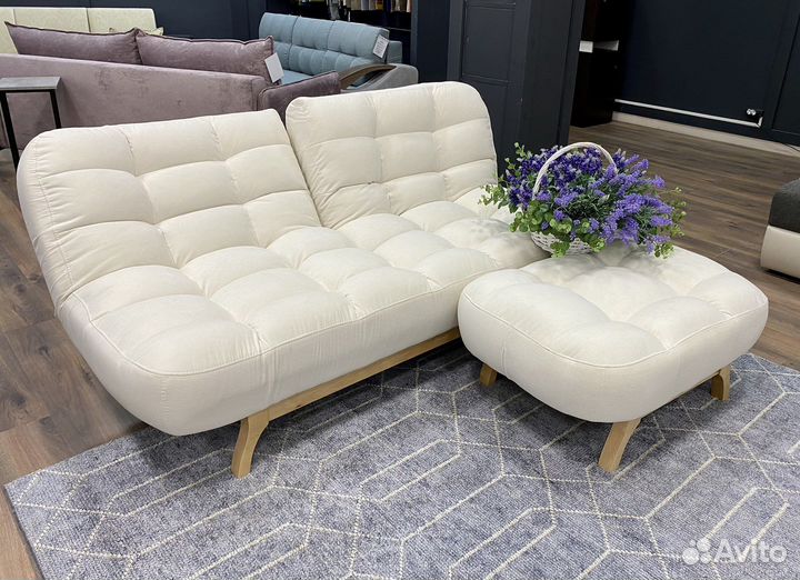 Диван кровать с банкеткой «Ирландия white», новый